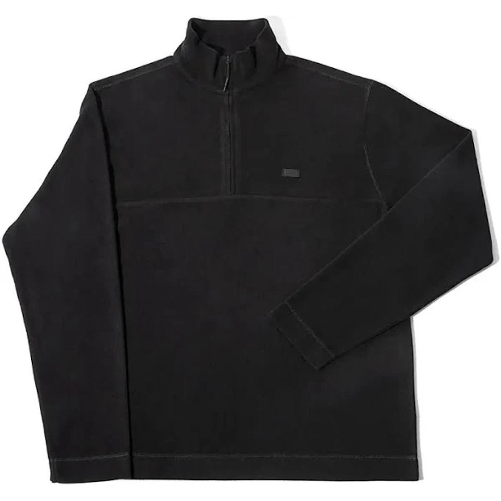 RAINS NEW Addis Fleece Half Zip Unisex‎ Jacket Black Size XL MSRP $105